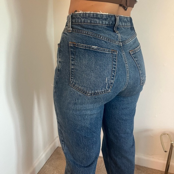 A&F Dad Jeans Curve Love High Rise - Picture 10 of 11